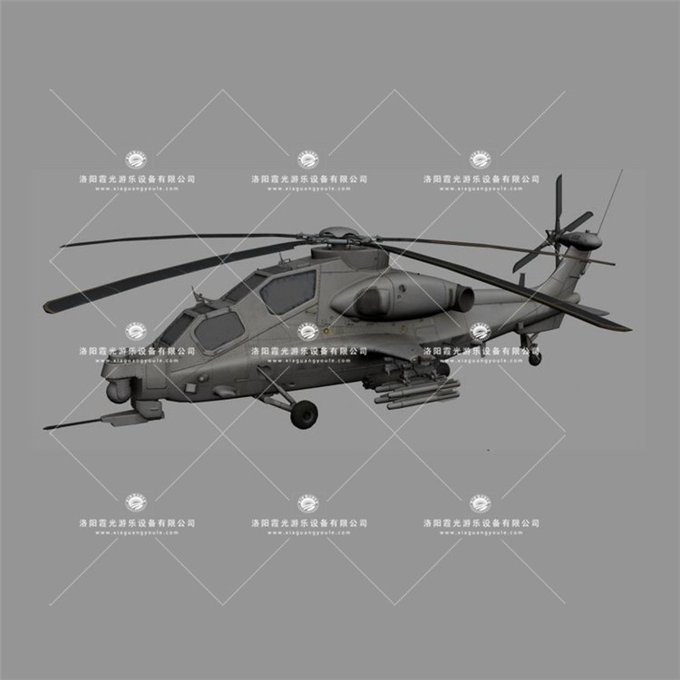 秀英武装直升机3D模型